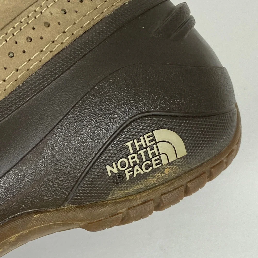 The North Face Shellista II Lace Up Winter Boots Tan Brown‎ Faux Fur Womens 9.5